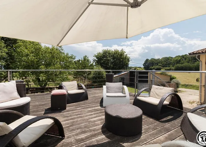 度假居 La Ferme Ponlat-Taillebourg